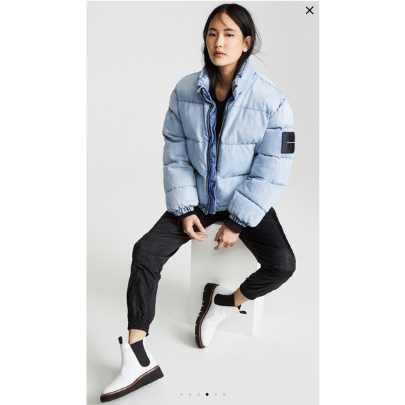 Alexander Wang Bleached Puffer Jacket 